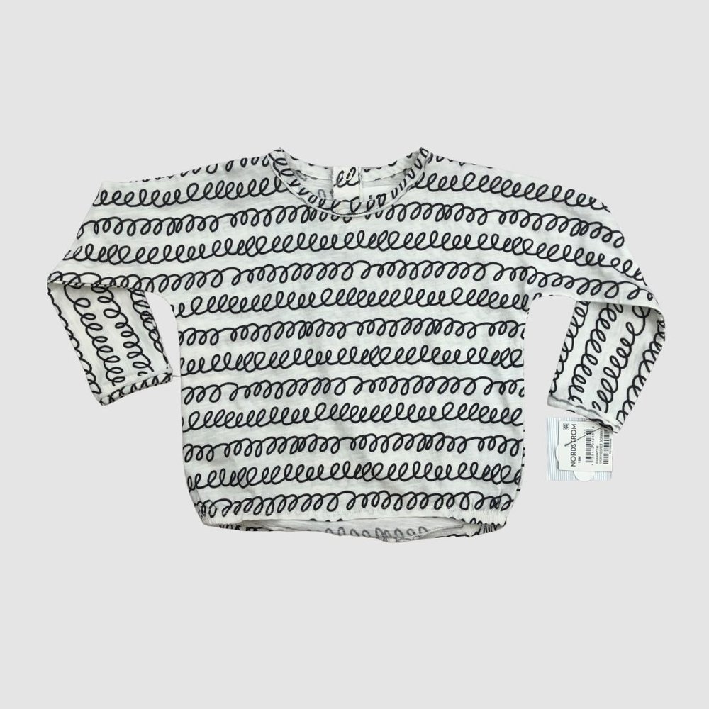 NWT STEM Baby Scribble Long Sleeve Top Size 18M